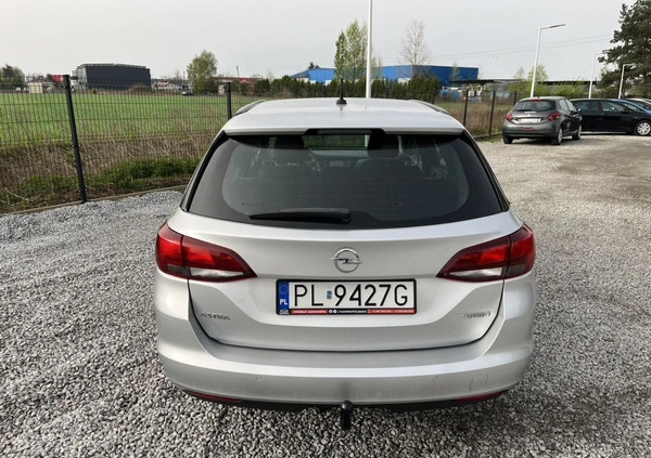 Opel Astra cena 44999 przebieg: 132000, rok produkcji 2018 z Płońsk małe 529